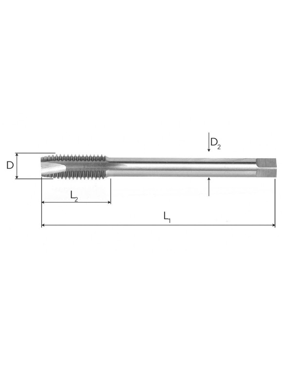 M20x2,5 Gwintownik Maszynowy HSSE Co5 DIN 376 Prosty