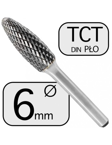 6 mm Pilnik Obrotowy PŁO Płomień