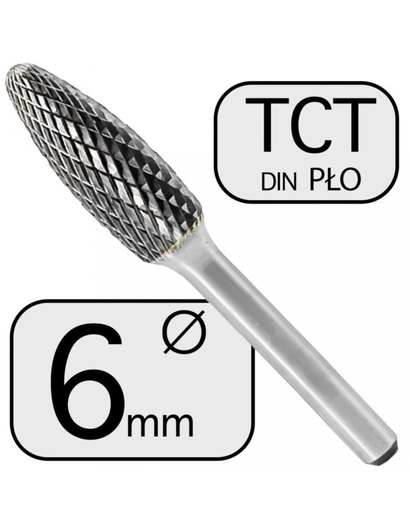 6 mm Pilnik Obrotowy PŁO Płomień