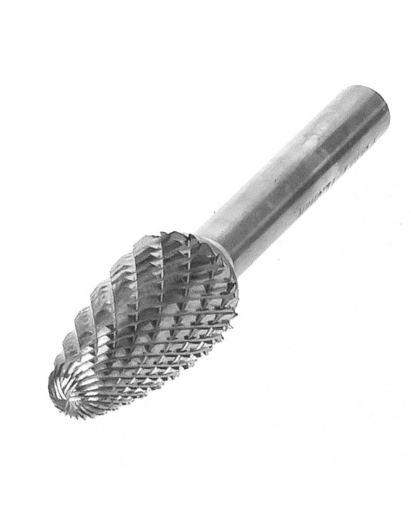 10 mm Pilnik Obrotowy do metalu HM ostrołukowy Zaokrąglony RBF